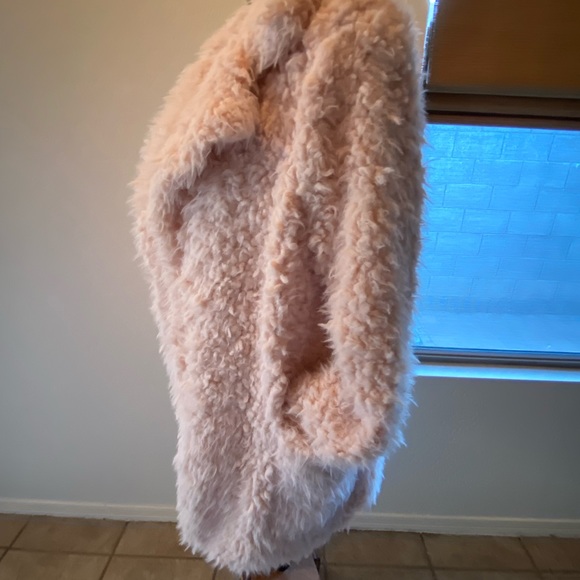 Pink Teddy Jacket size small - Picture 4 of 8